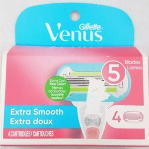 12 Cartridges Venus Extra Smooth Women's Razor Blade (3 Boxes w/ 4 Refills Ea.)